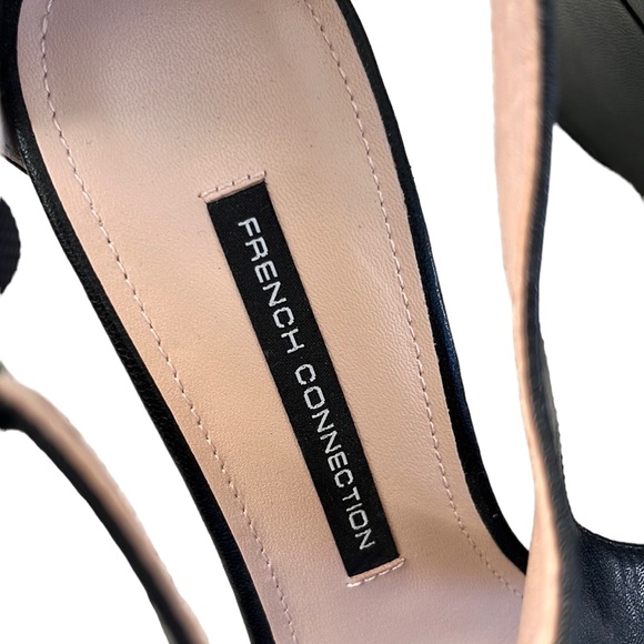 French Connection Leather Unice Wedge Sandals - Picture 3 of 10